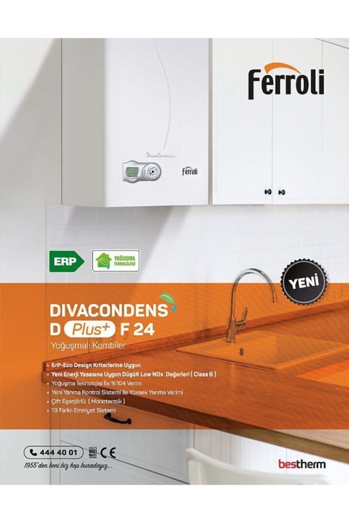 FERROLİ DİVACONDENS 24 KW Yoğuşmalı kombi